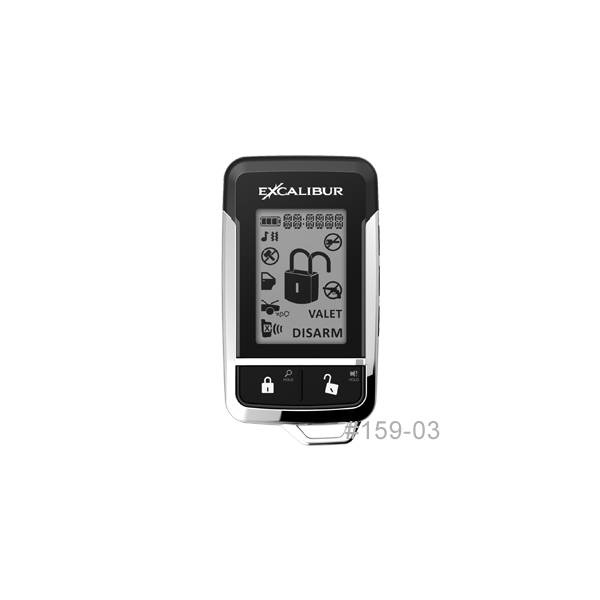 433 MHz 2-Way Black & White LCD Replacement Transmitter for AL-1860-EDPB